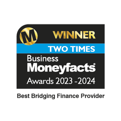 A two times Business Moneyfacts award from 2023 to 2024 for the best bridging finance provider.