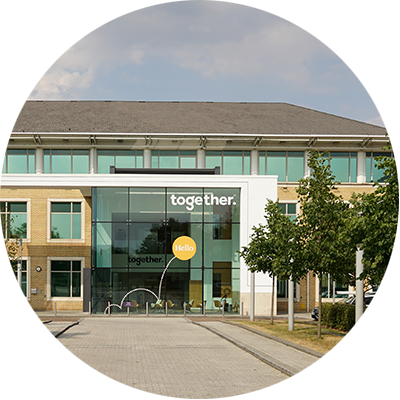 front of together office building