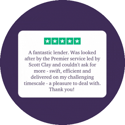 A animated GIF of three five star reviews and one four star review around working with the Together team.