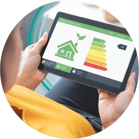 A person looking at an EPC chart on a tablet