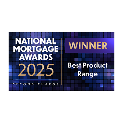 The National Mortgage Awards for the best product range on second charge 2025.