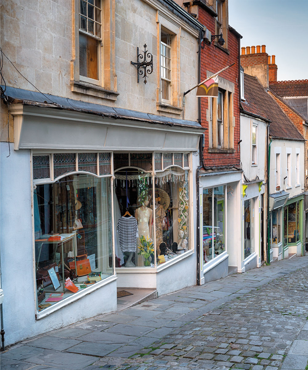 A parade of commercial units on a UK high street