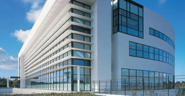 Exterior image of 7 Lochside View office block in Edinburgh Park, Edinburgh, Scotland.
