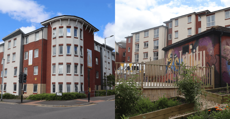 Two large Purpose Built Student Accommodation properties in Preston, North West England.