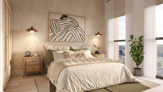 Farington Square residential bedroom