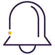 A bell icon.