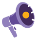 A megaphone icon.